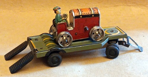 Gama tin wind toy - tin, tractor