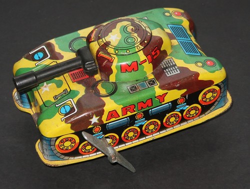 Original blechspielzeug panzer - blechspielzeug,