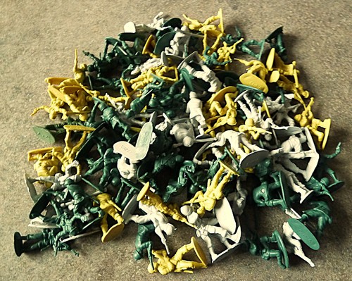 Konvolut ww2 plastik soldaten - konvolut,